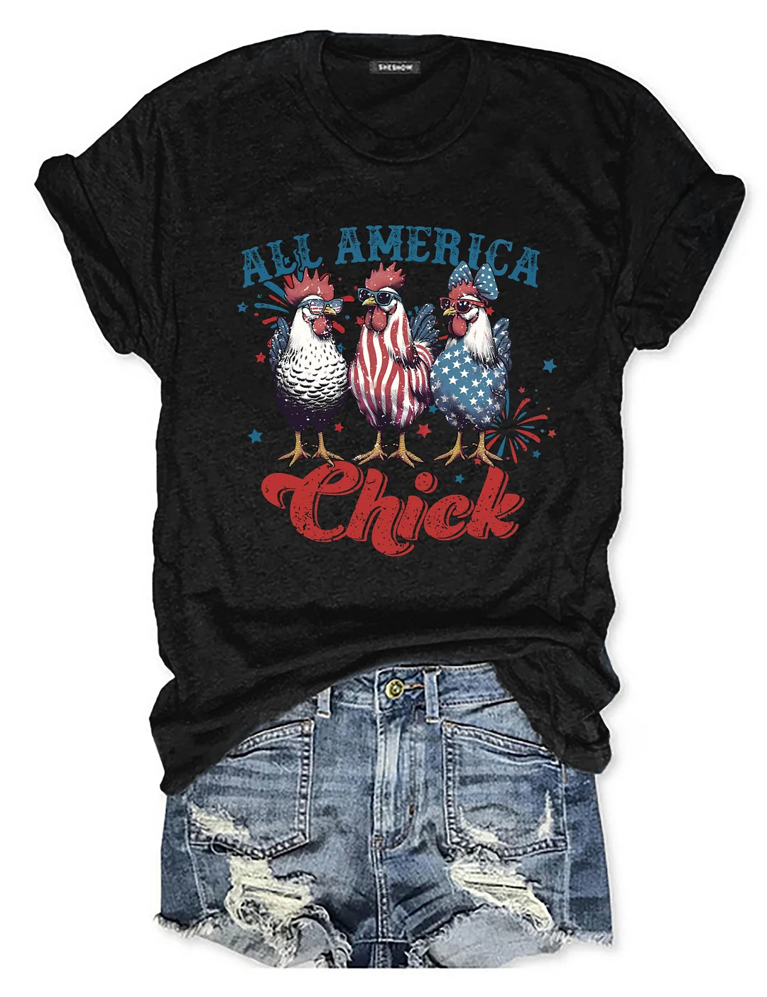 All America Chick T-shirt