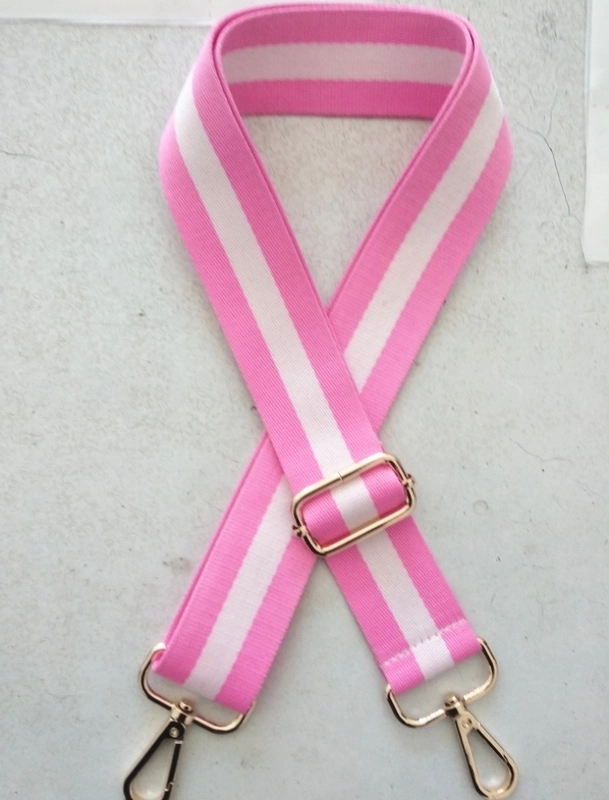 Purse Accessories Bag Strap New Striped Color Long Shoulder Strap Adjustable One Shoulder Crossbody Strap Anti-gravity Shoulder Strap