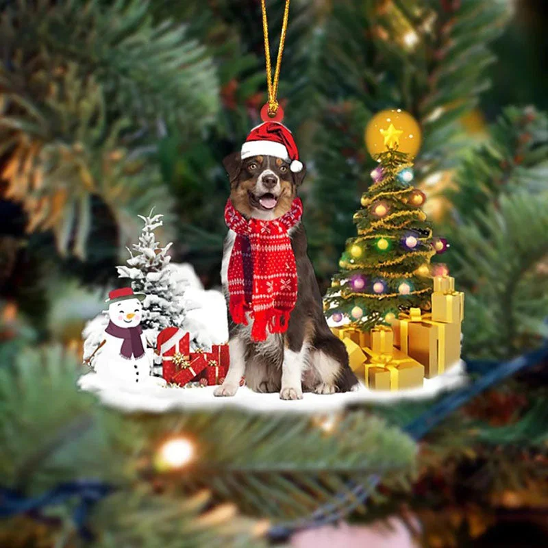 VigorDaily Australian Shepherd Christmas Ornament SM010