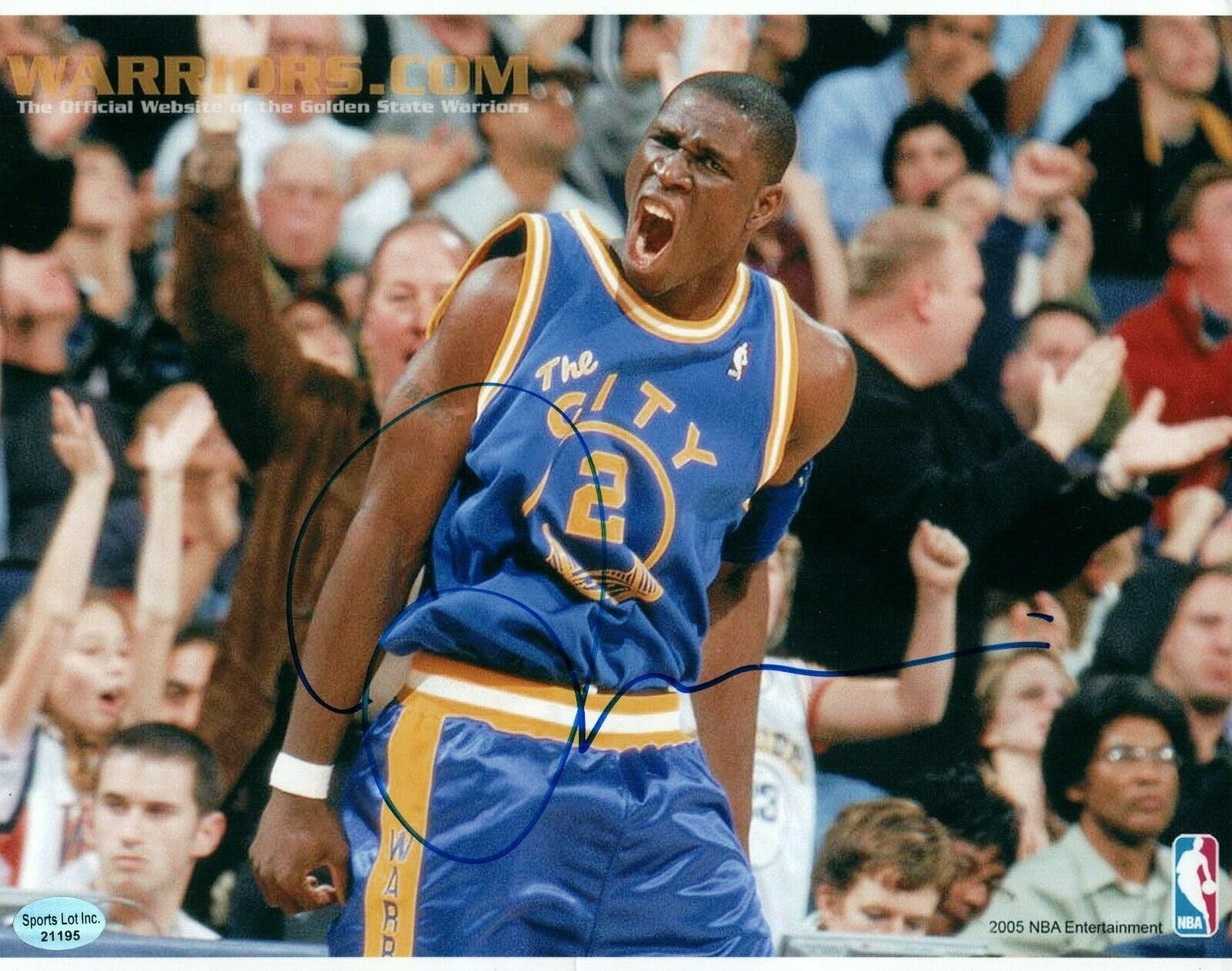 Mickael Pietrus NBA Golden State Warriors Hand Signed Autograph 8x10 Photo Poster painting