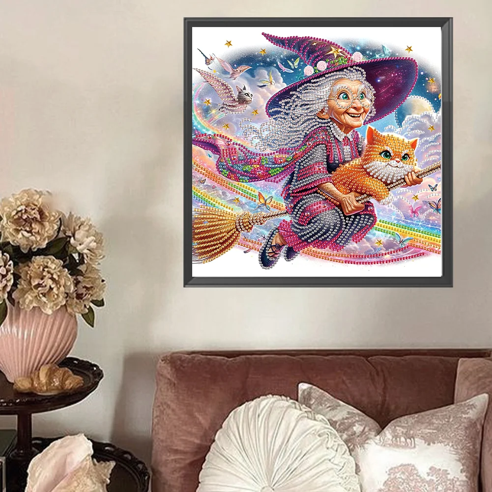 Diamond Painting - Partial Special Shaped Drill - Grandma(Canvas|30*30cm)