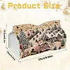 Snow Town DIY Pearl Diamond Painting PU Cover Tissue Holder Kit Pearl Art Painting Decoration for Home & Gifts
