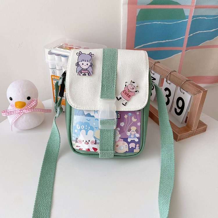 Pink Canvas Ita Pouch
