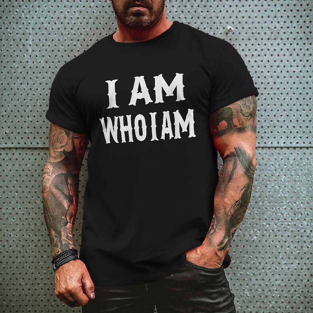 Livereid I Am Who I Am Printed T-shirt - Livereid