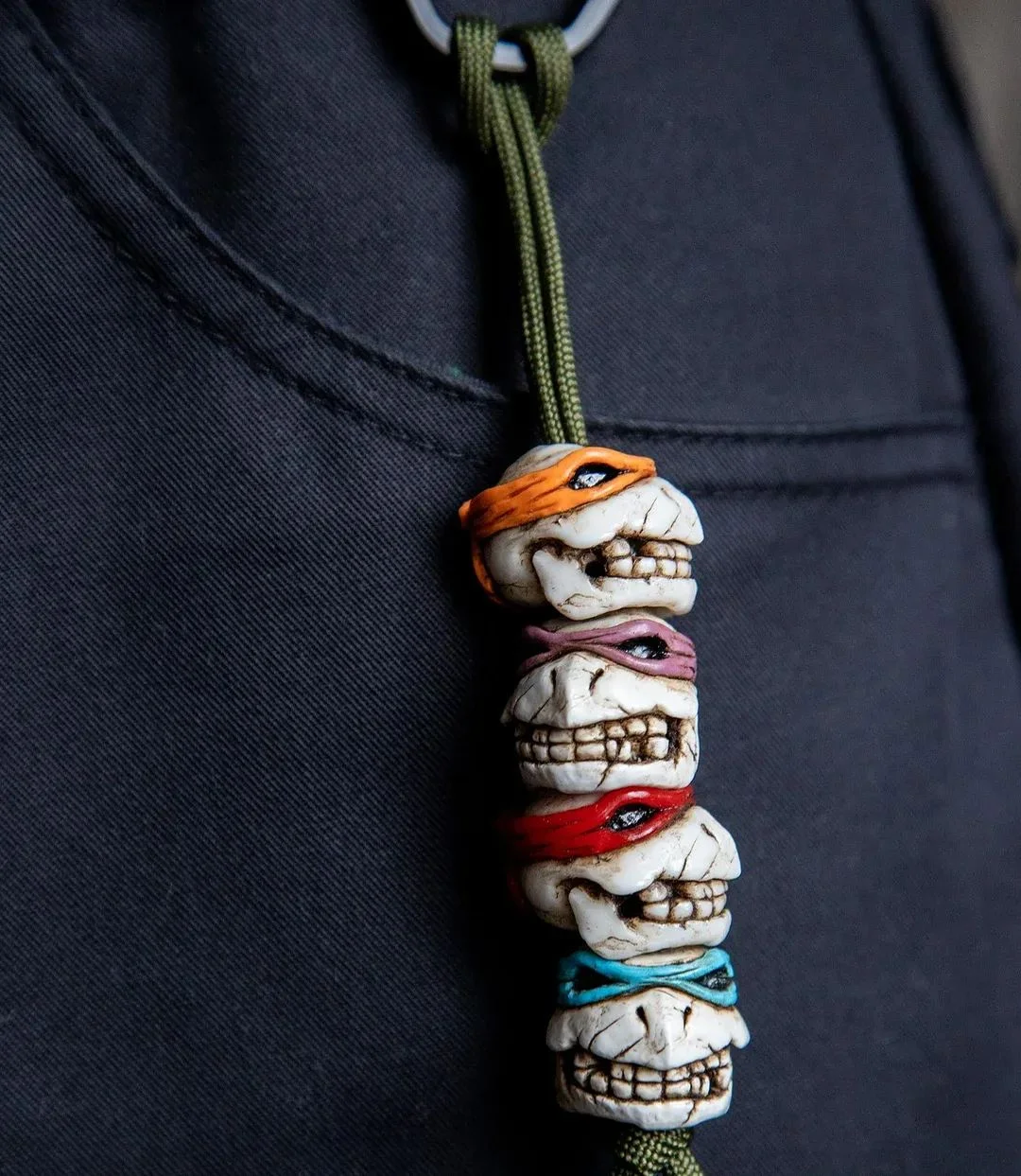 🔥The 4 Turtle Brothers Skull beads🔥