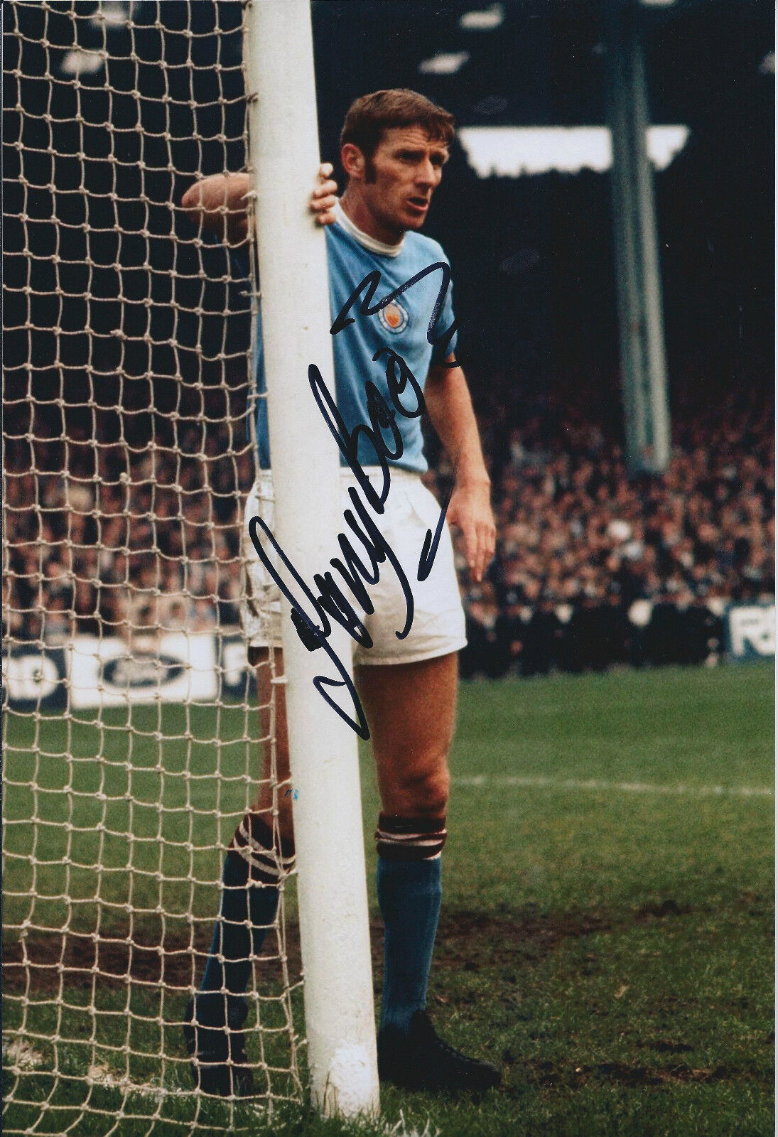 Tony BOOK Signed Autograph 12x8 Photo Poster painting AFTAL COA Manchester City Genuine