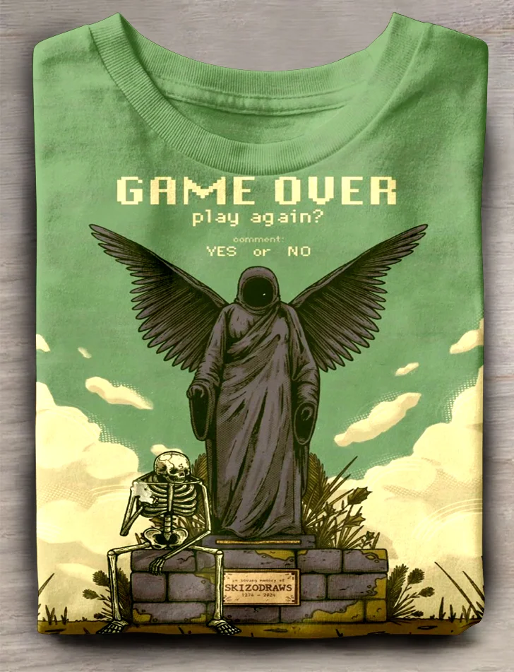 Eagerlys  Game Over T-shirt Eagerlys