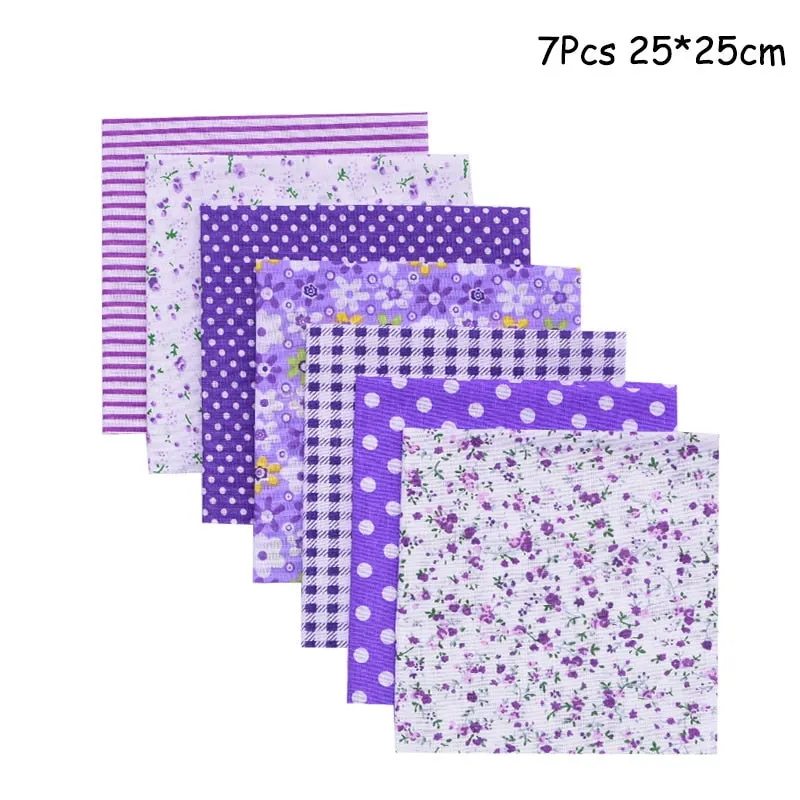 25x25cm and 25x20cm Printed Cotton Fabric Cloth Sewing Quilting Fabrics for Patchwork Needlework DIY Handmade Accessories