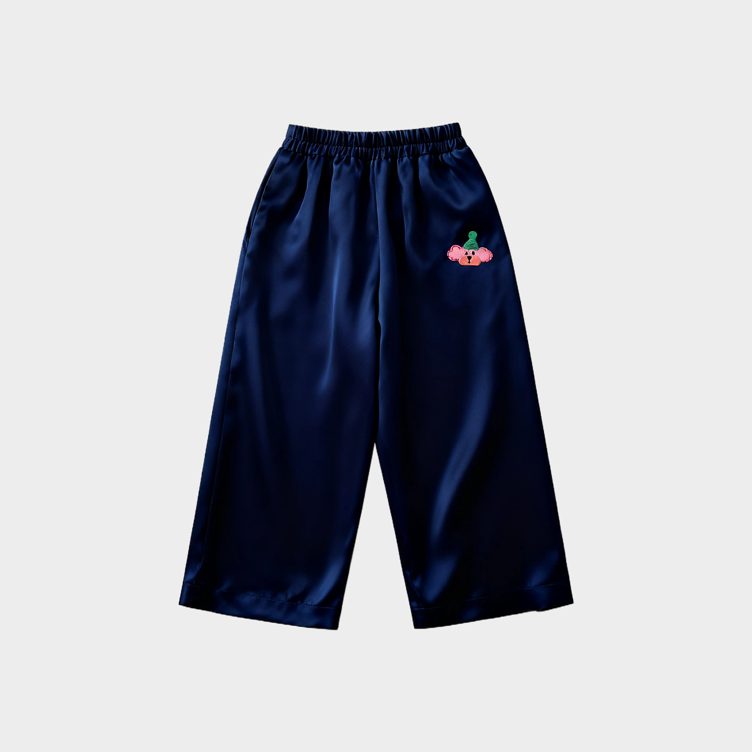 Whimsical Embroidered Silk Girls' Pants REAL SILK LIFE