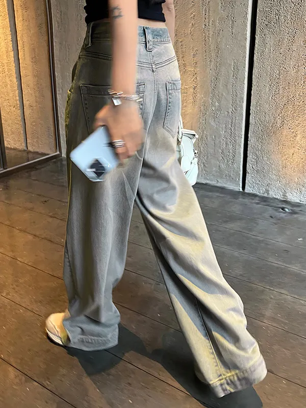 EMMIOL High Rise Faded 26&deg;C/78&deg;F Air Jeans
