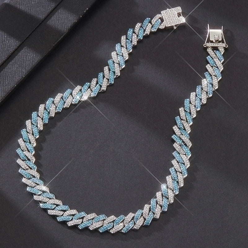 Hip-hop Necklace Alloy Inlay Rhinestones Men’s Necklace