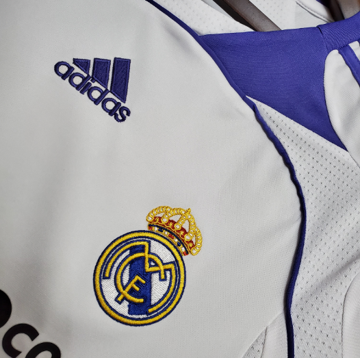 Retro Real Madrid 2007/2008 Home Football Shirt Thai Quality