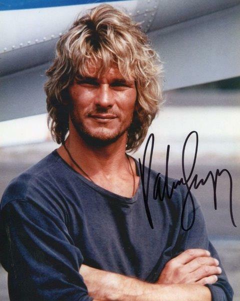 REPRINT - PATRICK SWAYZE Autographed Signed 8 x 10 Photo Poster painting Poster RP Man Cave