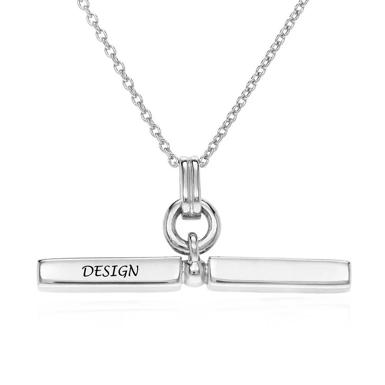 Personalized Design Bar Necklace