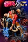 1/6 Scale Ryuo Monkey D. Luffy vs Kaido with LED - ONE PIECE Resin Statue - MP Studio