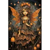 (40*60cm)Halloween Girl - Full Round Drill Diamond Painting