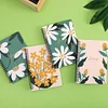 8PCS Blooming Flower Design A5 / A6 / A7 /B5 Girls Portable Writing Paper Notebooks Diary Meeting Stationery Gift