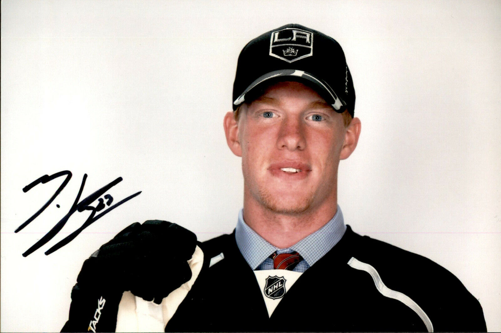 Matt Schmalz SIGNED 4x6 Photo Poster painting LOS ANGELES KINGS #2