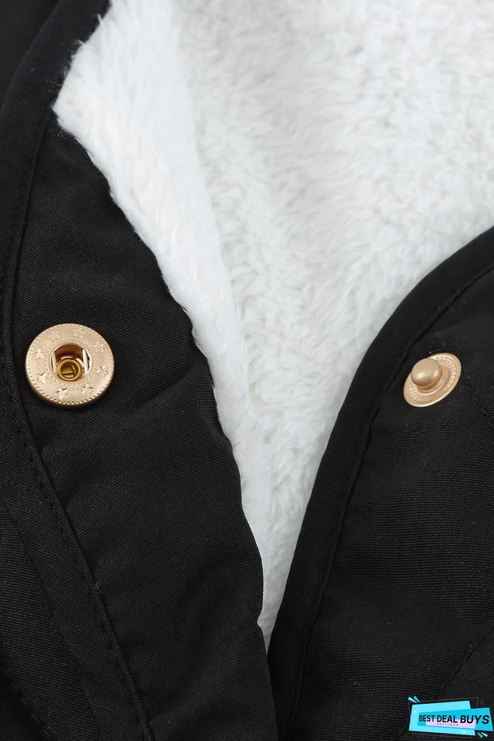 Buttoned Double-sided Coat