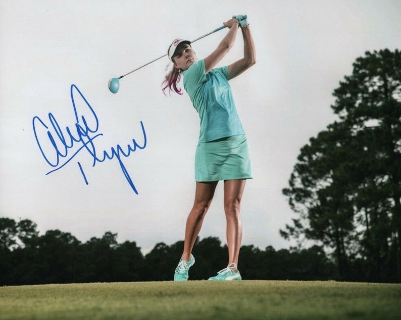 Alexis lexi thompson signed autographed lpga golf 8x10 Photo Poster painting