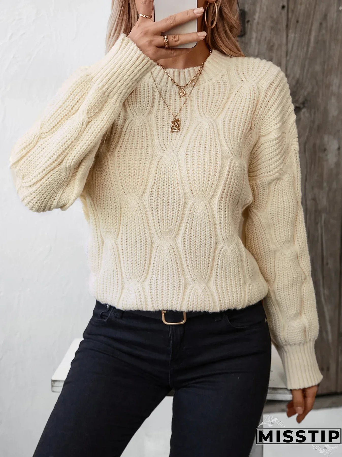 Sarrie Cozy Knitted Sweater