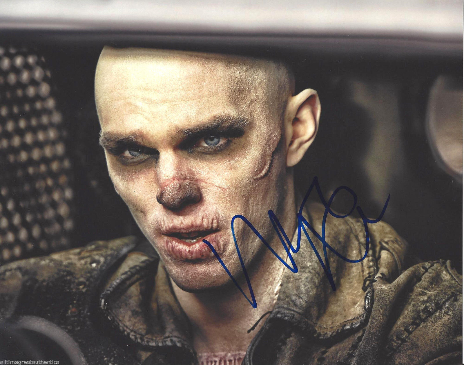 NICHOLAS HOULT SIGNED AUTHENTIC MAD MAX FURY ROAD 8X10 Photo Poster painting W/COA ACTOR X-MEN