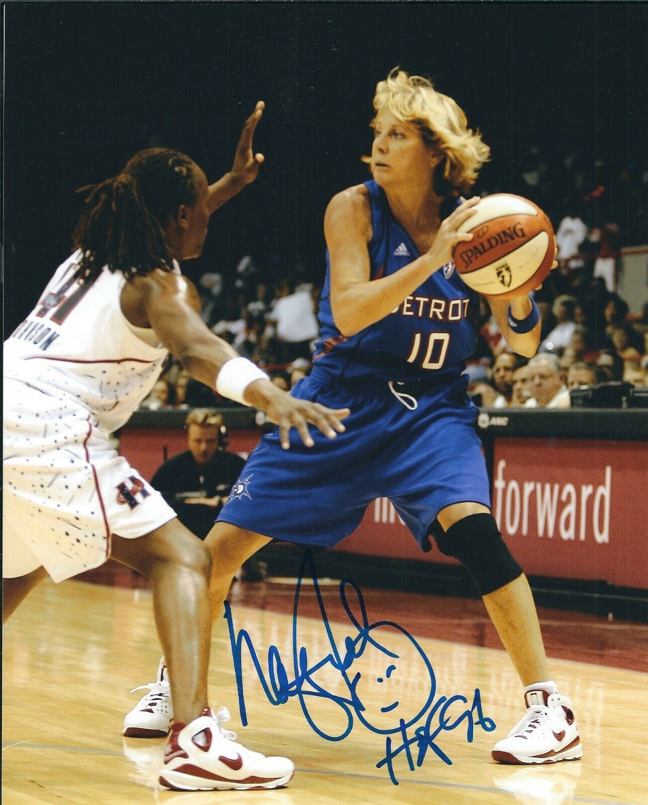 Signed 8x10 NANCY LIEBERMAN HOF 96 Autographed Photo Poster painting w/COA