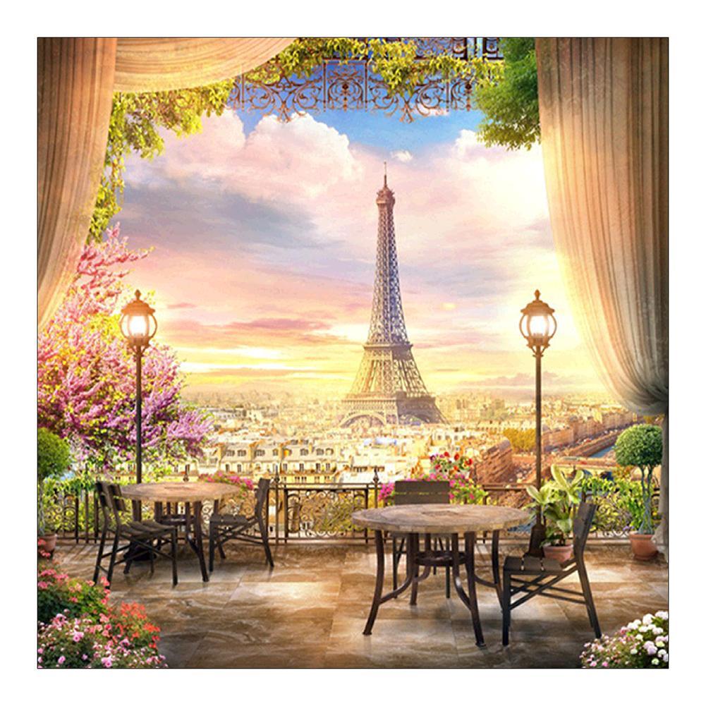 

30*30CM - Lighting - Round Drill Diamond Painting, 501 Original