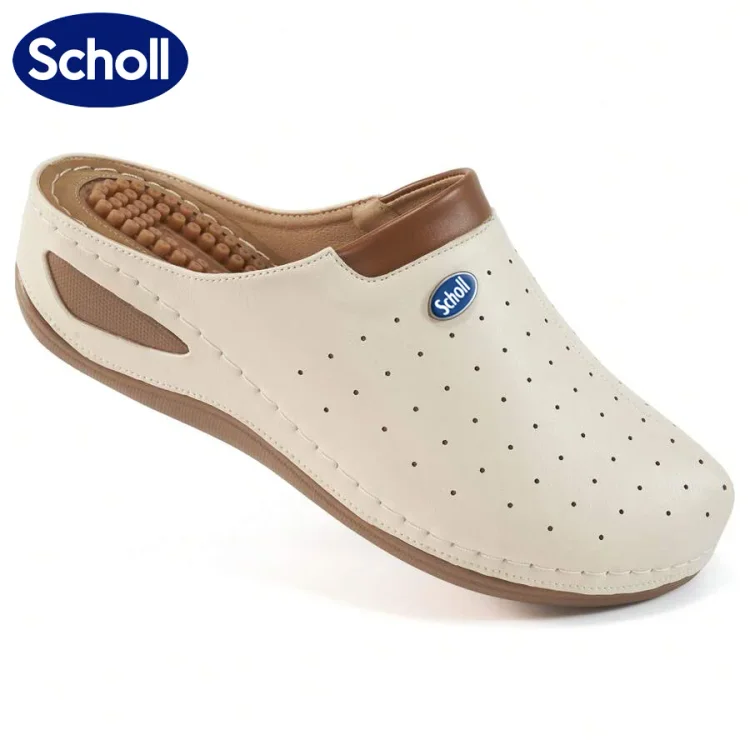 Scholl l&aacute;bboltozat-t&aacute;maszt&oacute; z&aacute;rt orr&uacute; borj&uacute;bőr ortop&eacute;d szand&aacute;l