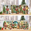 6pcs Nutcracker DIY Diamond Painting Cards Art 15x15cm for Adults