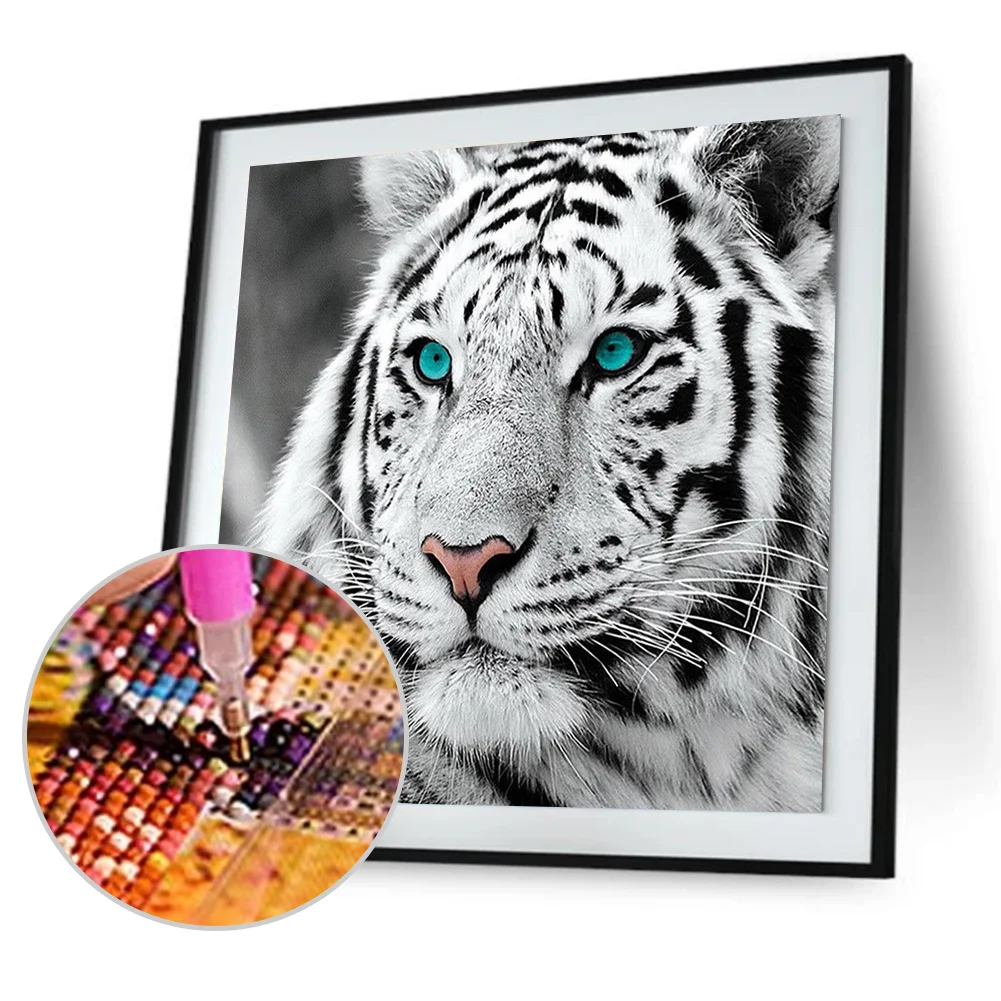 Diamond Painting - Full Round Drill - Tiger(30*30cm)