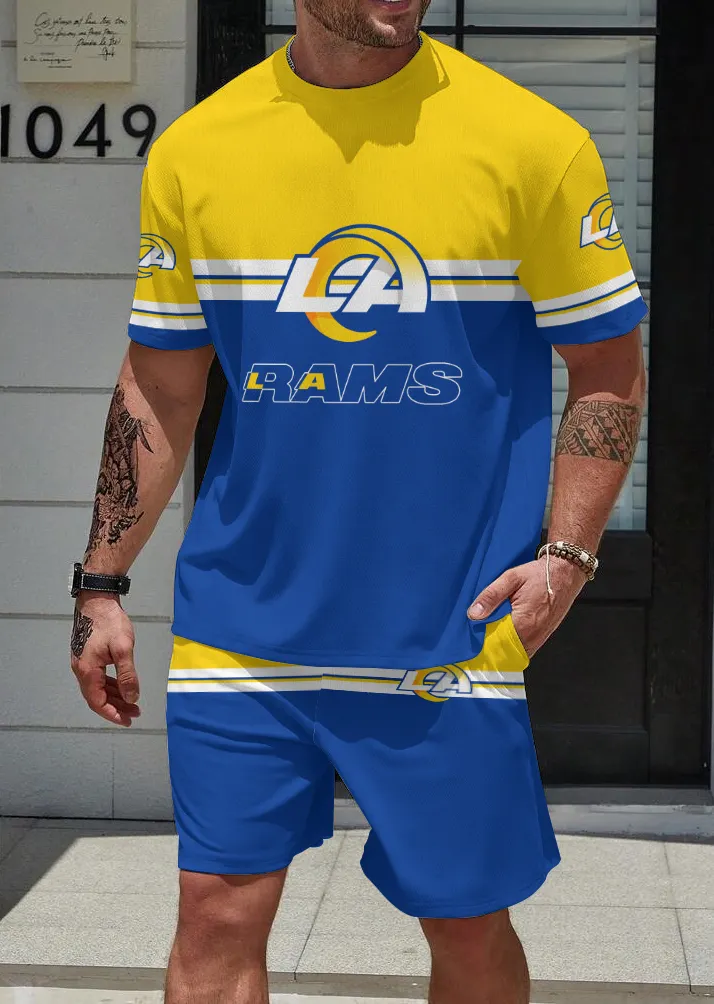 Los Angeles Rams Limited Edition Top And Shorts Two-Piece Suits