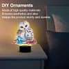 Cute Owl DIY Diamonds Painting Table Lamp 5D DIY Diamond Painting Night Light