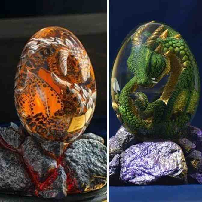 lava dragon egg resin