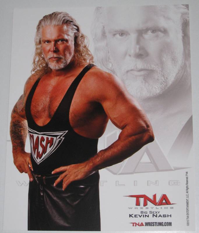 TNA KEVIN NASH P-44 OFFICIAL LICENSED 8X10 WRESTLING PROMO Photo Poster painting