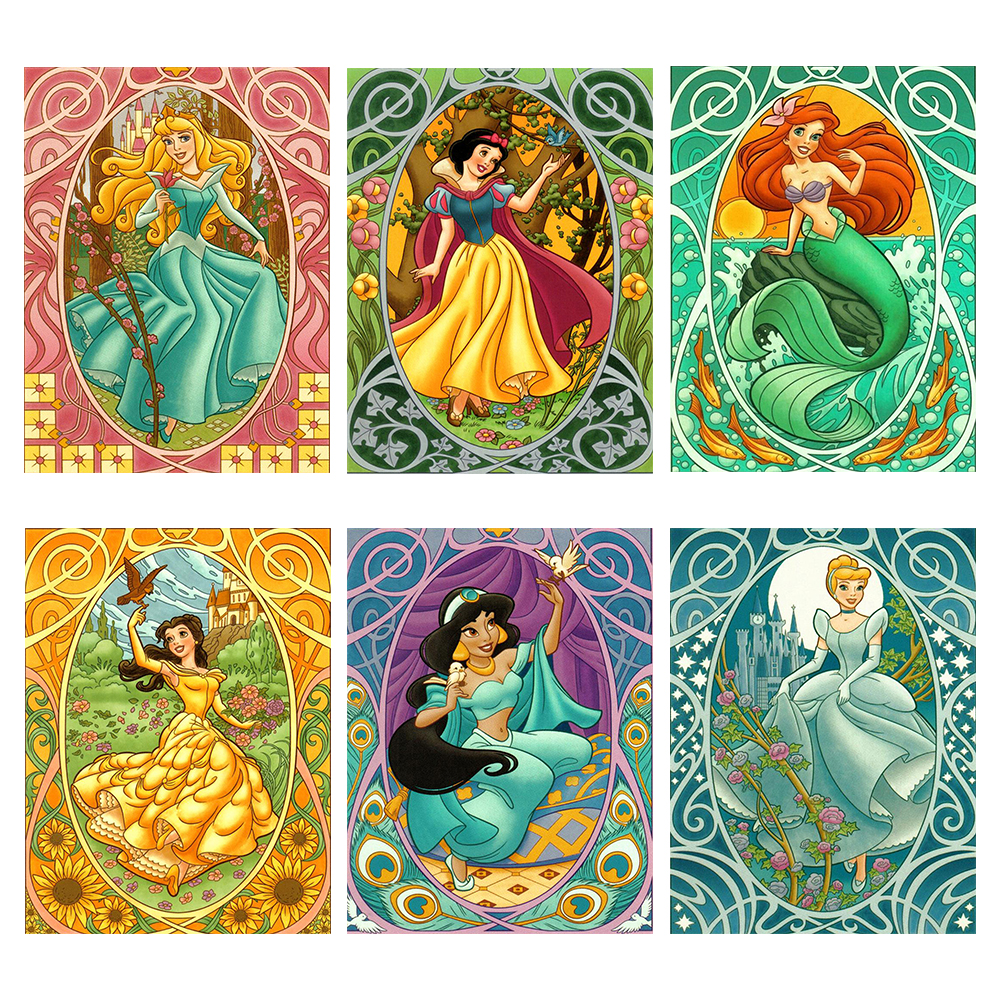 

Cartoon Princess - Round Drill Diamond Painting - 30*40CM, 01, 501 Original