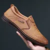 Trendy new soft-soled versatile casual leather shoes