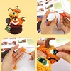 Halloween Crochet Starter Kit, Pumpkin Beginner Crochet, Craft Kits For Adults, Easy Crochet For Gift Home Decor