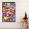(40*60cm)Colorful Flowers - Full Round Drill Diamond Painting