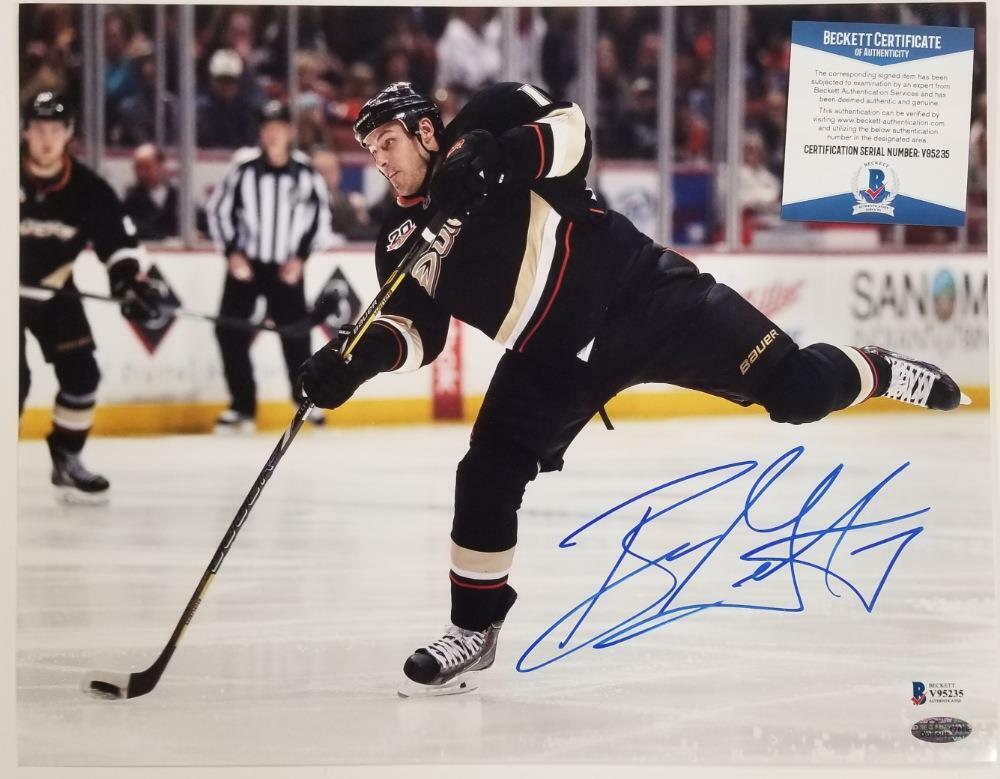 Ryan Getzlaf signed 11x14 Photo Poster painting Anaheim Ducks Autograph ~ Beckett BAS COA