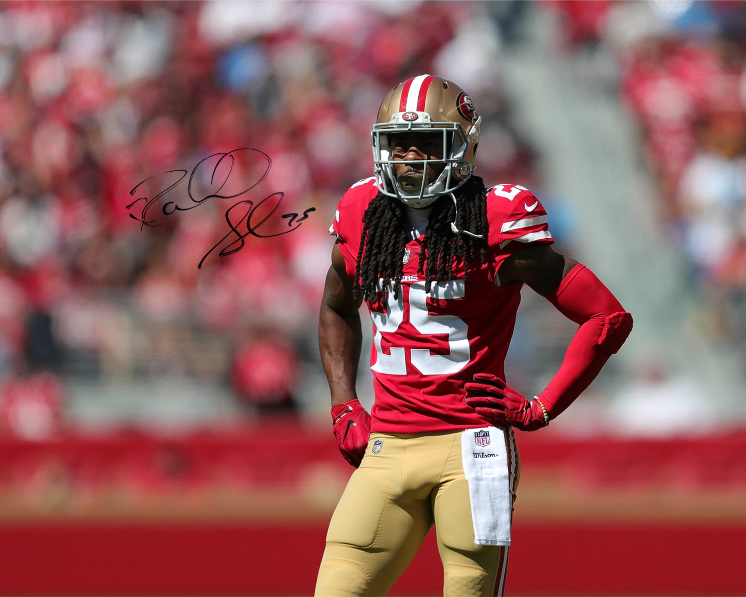 Richard Sherman signed San Francisco 49ers 8X10 Photo Poster painting poster autograph RP