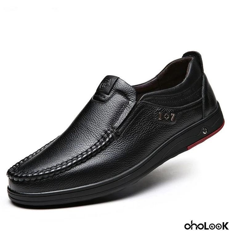 Men's Fashion Breathable Slip-on Business Formal Leather Shoes