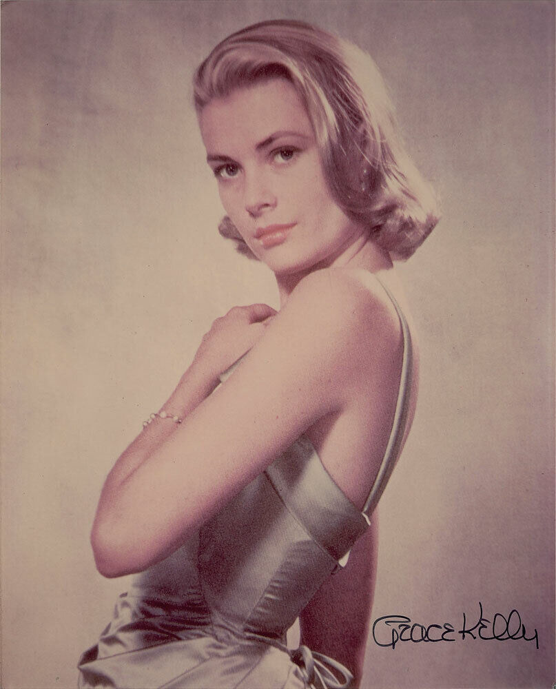 GRACE KELLY Signed Photo Poster paintinggraph - Film Actress & Monaco Royal Family - preprint