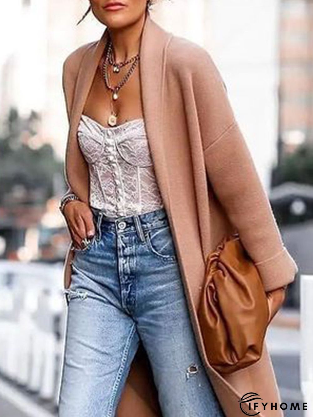 Shawl Collar Holiday Overcoat | IFYHOME