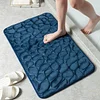 🔥Hot Sale 49% OFF NOW - Cobblestone Embossed Bathroom Bath Mat -