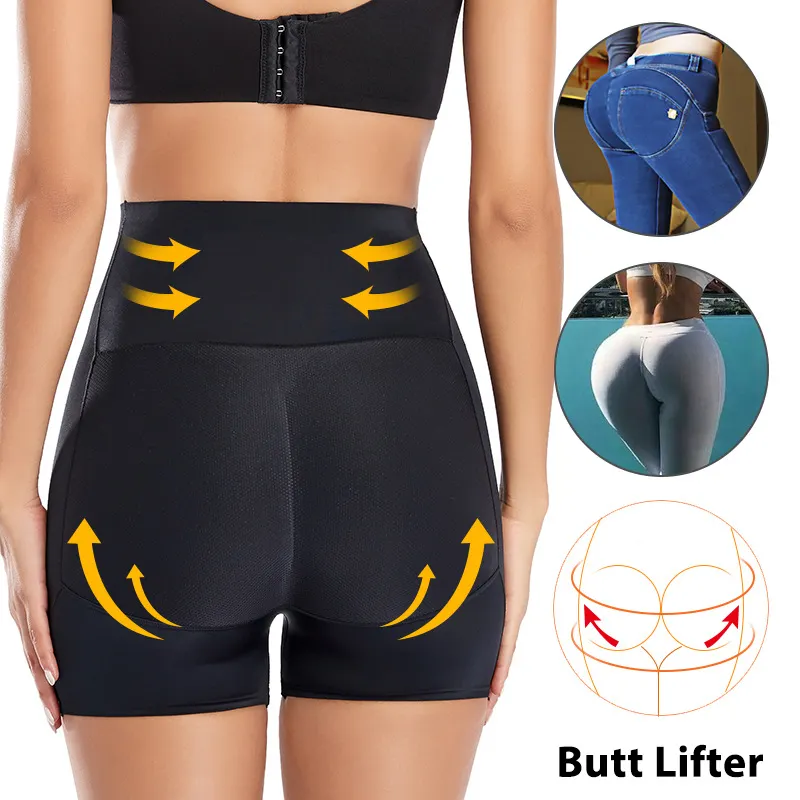 Billionm High Waist Fake Ass Panties Butt Lifter Padded Push Up Hip Enhancer Shapewear Body Shaper Shorts For Women Slimming Underwear