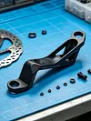 Post Mount to Flat Mount Brake Adapter 140mm / 160mm Bike Disc Brake Adapter PM to FM Caliper Bicycle Rotor Adaptor Aluminum Alloy Bike Accessories
