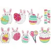 8pcs Round Diamond Painting Stickers Wall Sticker | White Rabbit