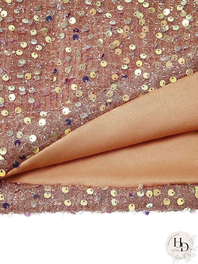 Bodycon Mini Dress Black Pink Sleeveless Pure Color Sequins Tassel Fringe Beads Spring Summer Crew Neck Hot Elegant Party S M L XL / Party Dress for Women