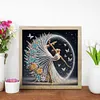 Jupe de danse fille-sp&eacute;cial en forme de peinture de diamant-30 * 30cm